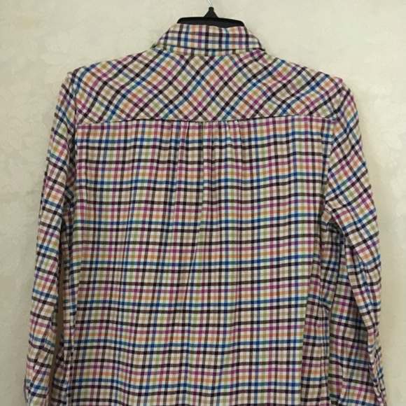 Lands' End Flannel Shirt SP - Picture 3 of 9